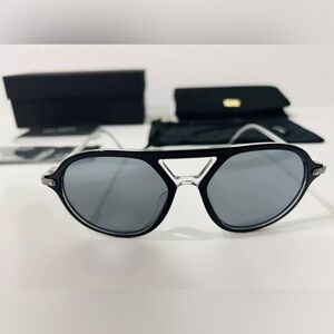 DOLCE & GABBANA AVIATOR SUNGLASSES- AUTHENTIC DG 4343F- BLACK- BRAND NEW